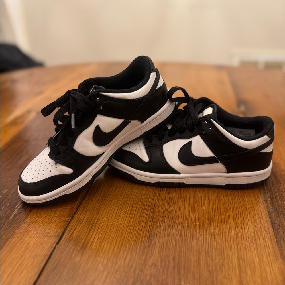 Like new Kids Panda Black and White Sneakers
